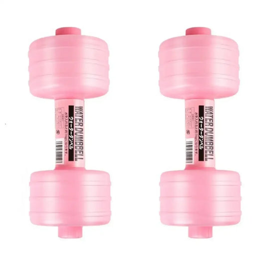 2pcs of 1000ml Dumbbell Adjustable Weight Gym Water Dumbbell Women's Weight Loss Exercise Equipment, Exercise Yoga Training