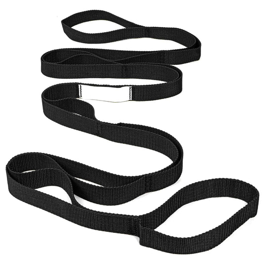 Stretch Out Strap with Exercise Book, USA Made Top Choice Stretch Out Straps for Physical Therapy, Yoga Stretching Strap