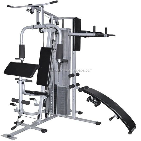 2026 All in One Gym Machine Multi Home Gym Muscle Trainer Workout Exercise Integrated 3 Station Home Gym With Dumbbell Exercise