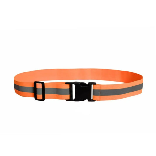 4*105cm Adjustable Reflective Belt Waist Strap High Visibility Safety Reflective Gear Belt Reflective Cycling Walking Running