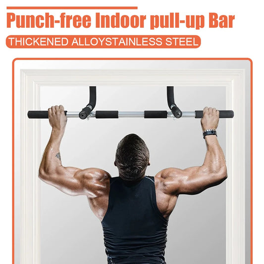 New Hot-Selling Home Fitness Pull-Up Equipment, Indoor Horizontal Bar, Fitness Equipment, Suitable for Men's Bodybuilding and Shaping, Exercises Chest, Arm, and Shoulder Strength, Suitable for Fitness Enthusiasts to Exercise