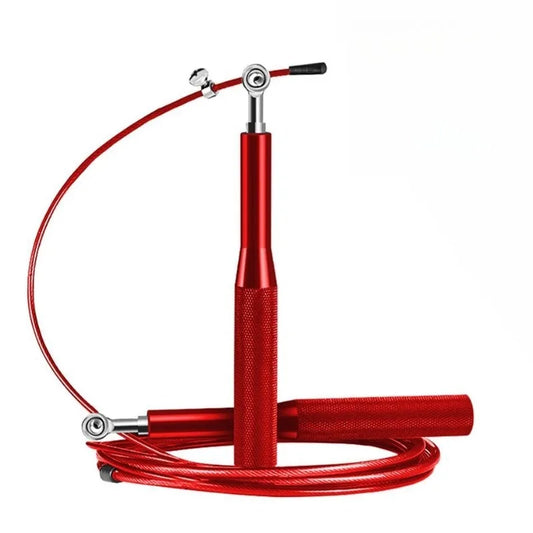 Adjustable Aluminum Handle Wire Rope Skipping Alloy Genus Sports Fitness Supplies Bearing High Fast Speed Jump