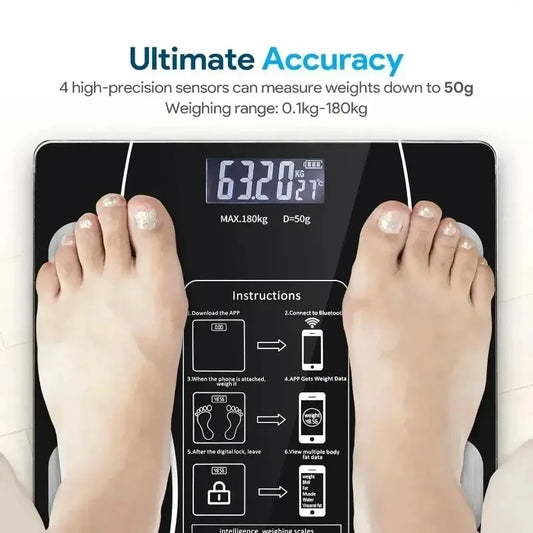 Body fat scale Smart and precise household fat scale Bluetooth weight loss special scale Human body small electronic scale
