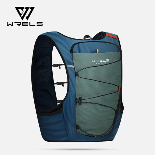 WRELS Lightweight Running Backpack Hydration Vest Outdoor Sports Ultra-light Trail Racing Marathon Hiking Fitness Vest Bag Pack