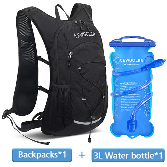 20L Cycling Lightweight Hydration Backpack Outdoor Sport Camping Climbing Mountaineering Rucksack Travel Water Bag 500ML/2L/3L