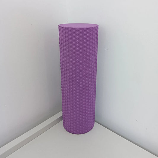 Premium Hexagon Pattern Yoga Roller – EVA Foam Massage Stick for Pilates & Home Workouts 29.5cm Length