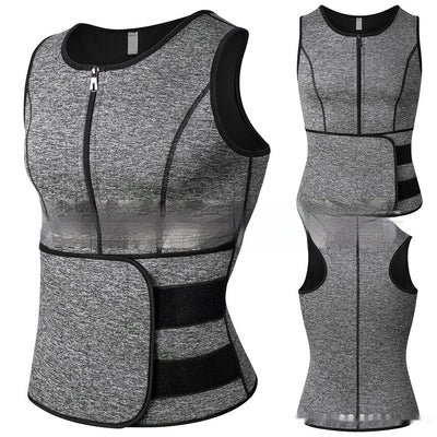 Men's Body Shapers Sauna Sweat Wicking Waist Corset