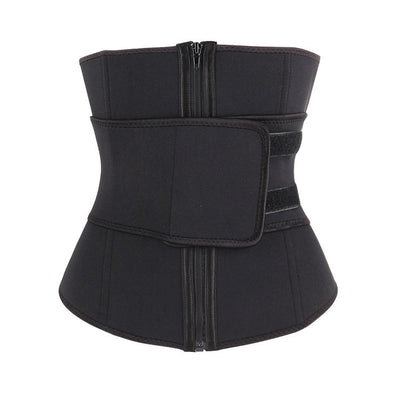 Cross-Border Hot Sale Neoprene Sweat Burst Corset Hot Shapers Zipper Velcro Belt Waist Waist