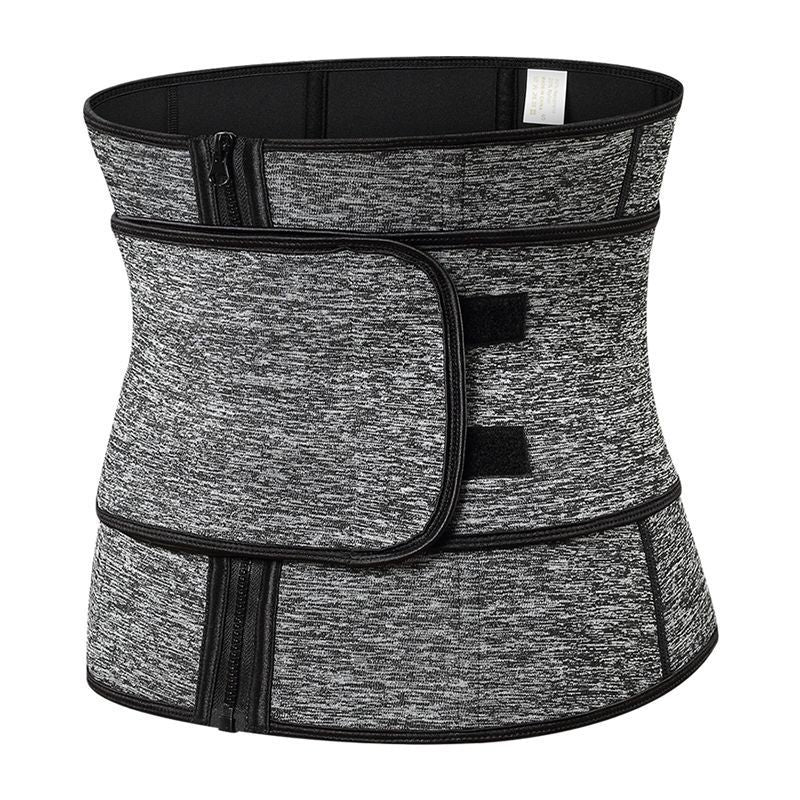 Cross-Border Hot Sale Neoprene Sweat Burst Corset Hot Shapers Zipper Velcro Belt Waist Waist