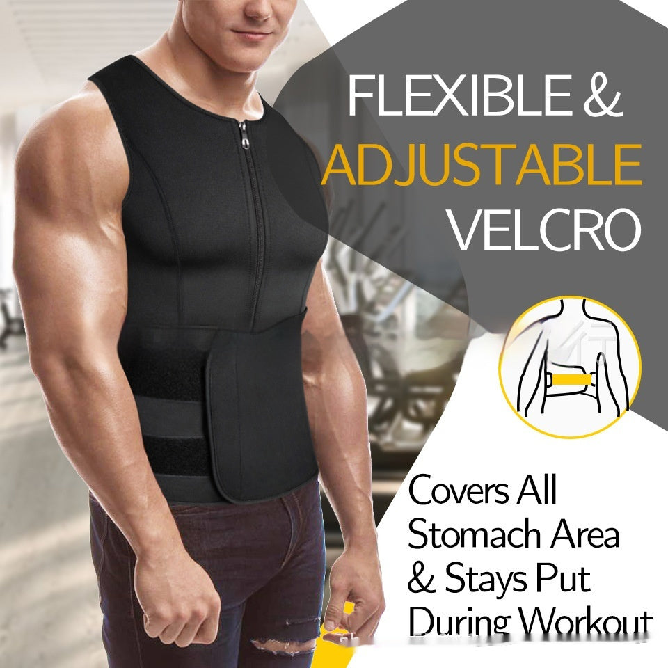 Men's Body Shapers Sauna Sweat Wicking Waist Corset