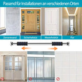 Pull Up Bar Doorway Chin Up Bar No Screws Door Frame Chin Up Push Up Sit Up Bar Adjustable 62-100cm (24''-39'') Up to 150kg