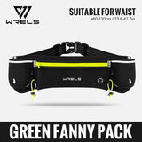 WRELS Upgraded Running Belt Bag With Water Bottles Hydration Belt Running Pouch Bag  Fanny Pack Phones Waist pack for Sports