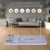 6 in 1 Foldable Push Up Board Multifunctional Fitness Equipment Training Workout Equipment for Chest Abs Arm Back Full Body