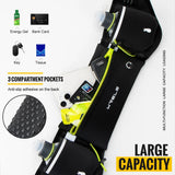 WRELS Upgraded Running Belt Bag With Water Bottles Hydration Belt Running Pouch Bag  Fanny Pack Phones Waist pack for Sports