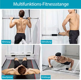 Pull Up Bar Doorway Chin Up Bar No Screws Door Frame Chin Up Push Up Sit Up Bar Adjustable 62-100cm (24''-39'') Up to 150kg