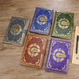 Retro Digital Password Notebook Journal With Lock A5,Diary Perfect for Men and Women-PU Leather Combination Lock Persons Privacy