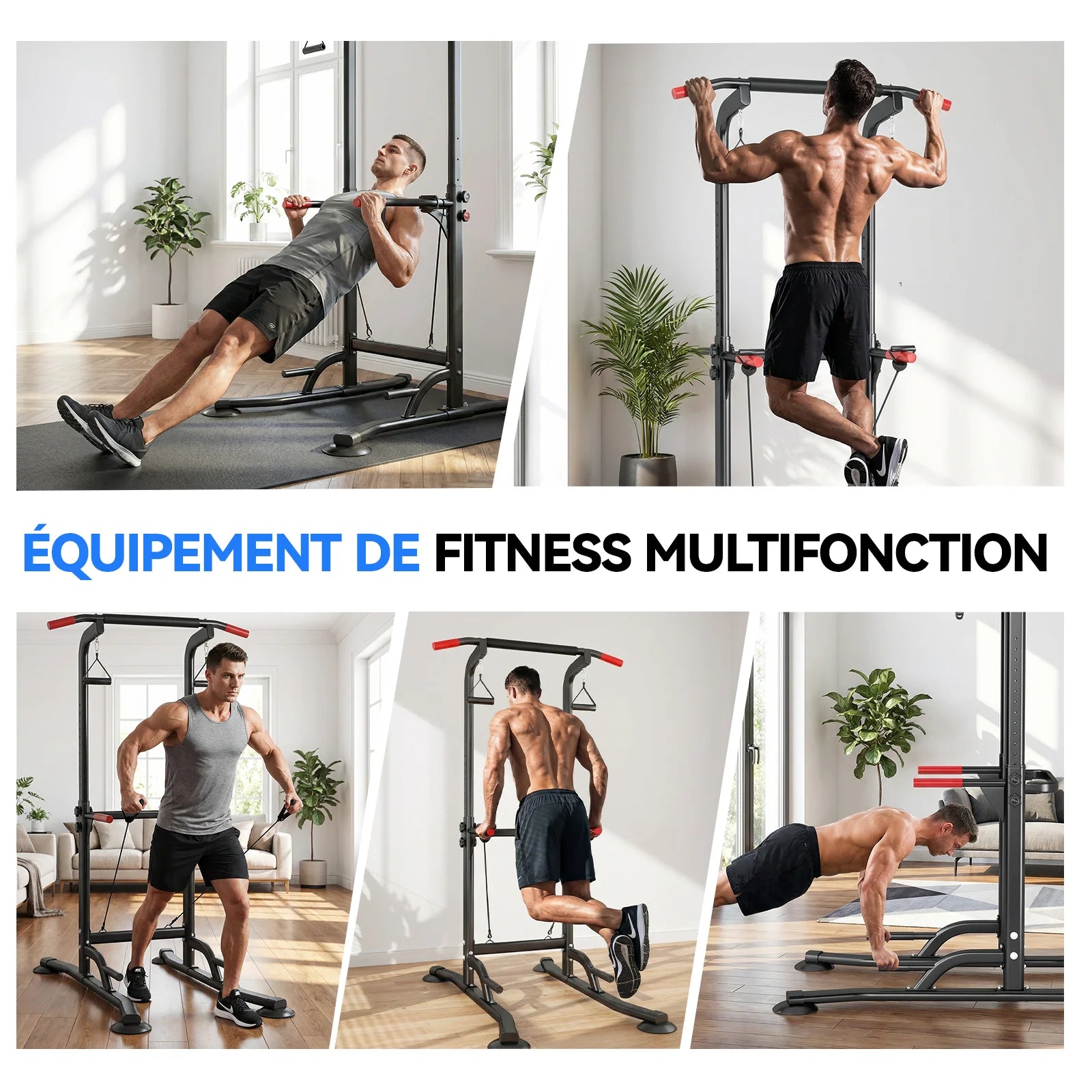 9-level, multi-function adjustable height pull-up bar, load-bearing capacity of kg, abdominal exercises