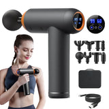 99 levels Multifunctional Fascia Gun Massager Instrument Portable Electric Vibrating Muscle Relaxation Tool for Sports Recovery
