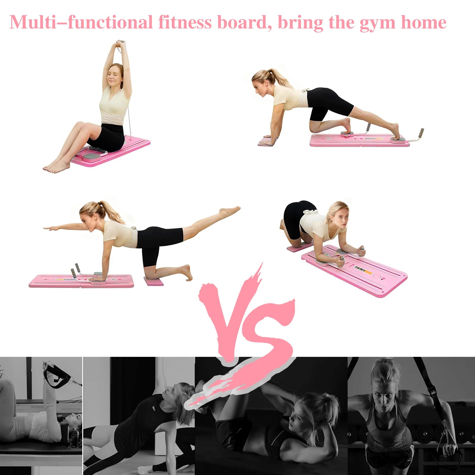 Multifunctional Fitness Pushup Board Abdominal Training Board Workout Exercise Equipment All Body Training Board Fitness Push-up Board