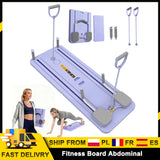 Abdominal Training Board Multi-function Fitness Pushup Board Automatic Rebound Foldable Pilates Board Home Gym Fitness Equipment