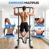 9-level, multi-function adjustable height pull-up bar, load-bearing capacity of kg, abdominal exercises