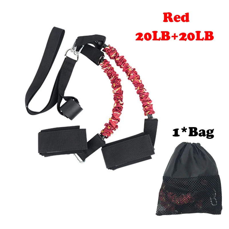 Booty Training Resistance Band Leg Hip Power Strengthen Pull Rope Belt System Cable Machine Gym Home Workout Fitness Equipment