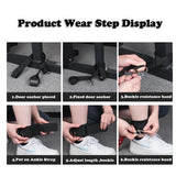 Booty Training Resistance Band Leg Hip Power Strengthen Pull Rope Belt System Cable Machine Gym Home Workout Fitness Equipment