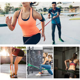 Lixada 5 Packs Pull Up Assist Bands Set Resistance Loop Bands Powerlifting Workout Exercise Stretch Bands and Carry Bag
