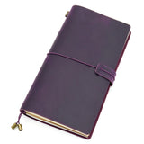 100% Handmade Genuine Leather Traveler's Notebook Travel Diary Journal Vintage Cowhide Gift Planner Free Lettering Embosse