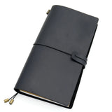 100% Handmade Genuine Leather Traveler's Notebook Travel Diary Journal Vintage Cowhide Gift Planner Free Lettering Embosse