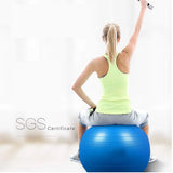 Balance Yoga Ball 55-75cm Fitness Yoga Ball,Anti-Slip & Anti-Burst Extra Thick Pregnant Birthing Ball with Air Pump