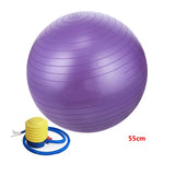 Balance Yoga Ball 55-75cm Fitness Yoga Ball,Anti-Slip & Anti-Burst Extra Thick Pregnant Birthing Ball with Air Pump