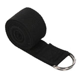 180cm Sport Yoga Strap Durable Cotton Exercise Straps Adjustable D-ring Buckle Gives Flexibility For Yoga Stretching Pilates