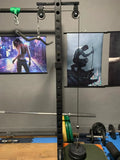Home Gym Pulley Kit – DIY Cable Machine System for Round Tube & Strength Training