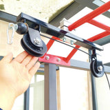Home Gym Pulley Kit – DIY Cable Machine System for Round Tube & Strength Training