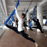 Elastic stretch fabric, 5m yoga hammock, flying swing，Aerial Yoga Hammock Multifunction Anti-gravity Yoga Belts for yoga traini