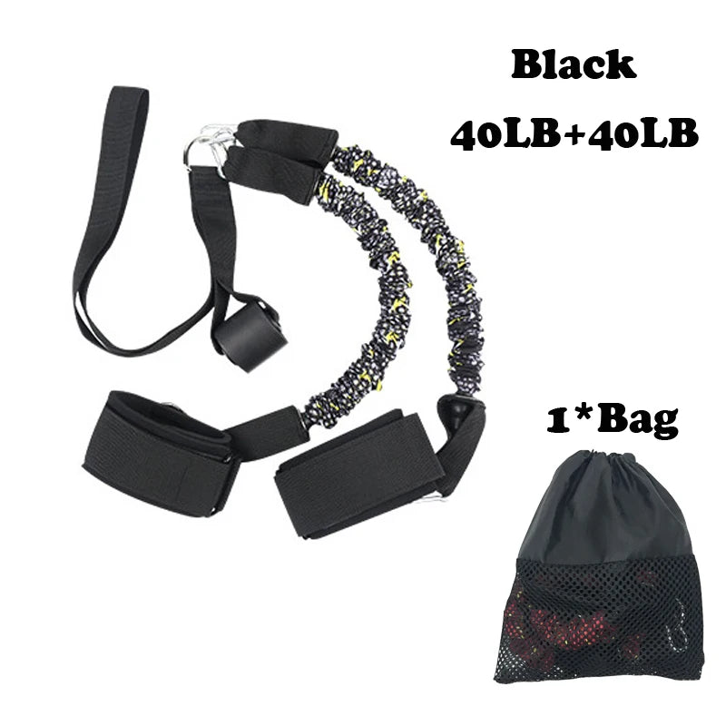 Booty Training Resistance Band Leg Hip Power Strengthen Pull Rope Belt System Cable Machine Gym Home Workout Fitness Equipment