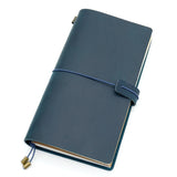 100% Handmade Genuine Leather Traveler's Notebook Travel Diary Journal Vintage Cowhide Gift Planner Free Lettering Embosse