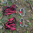 2 daisy 2 carbine yoga extender strap rope daisy chain for aerial yoga hammock swing anti-gravity yoga extend belts for yoga