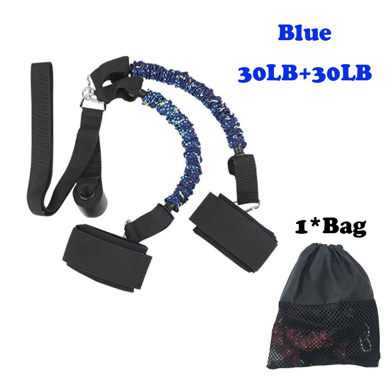 Booty Training Resistance Band Leg Hip Power Strengthen Pull Rope Belt System Cable Machine Gym Home Workout Fitness Equipment
