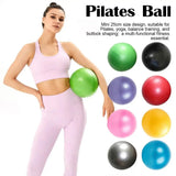 25cm Yoga Ball Exercise Gymnastic Fitness Pilates Ball Balance Exercise Gym Fitness Yoga Core Ball Indoor Training Equipment
