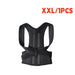 BLACK-1PCS-XXL