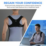 Adjustable Posture Corrector Back Support Belt For Improving Posture Reducing Hunchback Lightweight Back Support Back Sitting