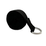 1.8mx3.8cm Yoga Strap Durable Cotton Exercise Straps Adjustable D-Ring Buckle Gives Flexibility for Yoga Stretching