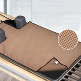 Machine Washable Pilates Core Mat Anti-Slip Mat for Large Equipment Yoga Studios, Sweatproof and Soft, Insulated Yoga Towel Port