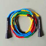 NEVERTOOLATE   128gram PE hard beads freestyle  BEADED JUMP ROPE 4.5mm thick thread core  SKIP SKIPPING  FITNESS  1 INCH