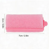 12pcs Styling Tool Soft Foam Sponge Hair Roller Pink Daily Soft Hair Curler Professional Easy to Use Foam Hair Roller Home Salon