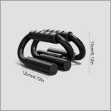 S-shaped Push-Up Rack with Non-Slip Foam Handles, Steel Frame, Home Fitness Equipment,Designed for Chest and Upper Body Training