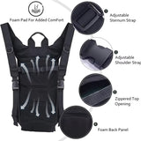 Tactical Water Hydration Pack - Military Class Camel Backpack with 3L Leakproof Water Bladder for Running, Jogging, Cycling