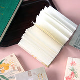 Pocket Notebook Hard Mini Notebooks Chinese Paintings Blank Inside Journal Diary for Student School Supplies Stationery